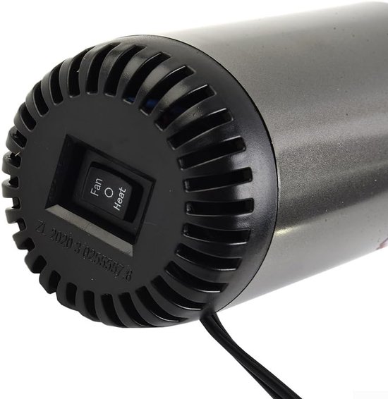 Auto Verwarming Fan - Camping Kachel - Winter Rit - Snelle Ontdooier - 16 x 10 x 8 cm - Zwart — afbeelding 3