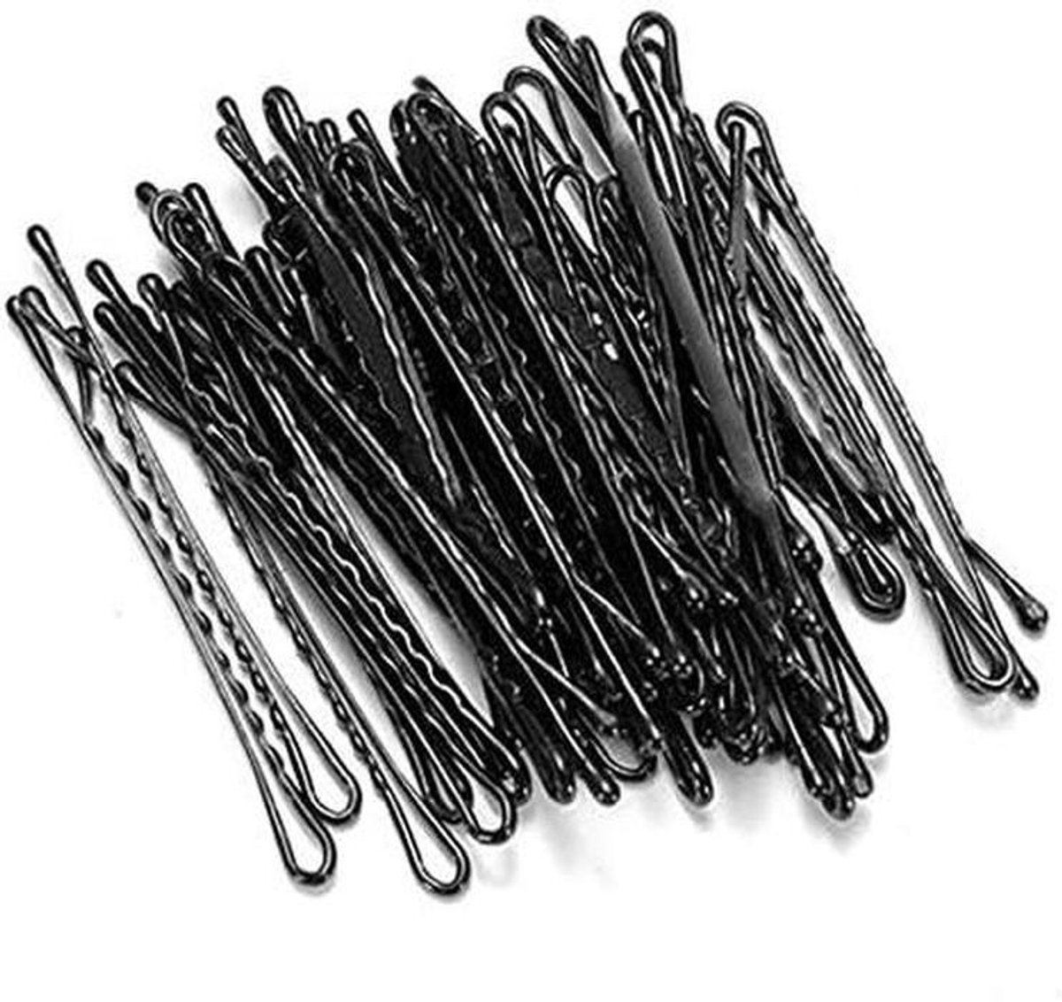 Haarspeldjes - Haarclips Barettes - Haar Stijlen - Golfvormig Ontwerp - 60 Stuks - Zwart