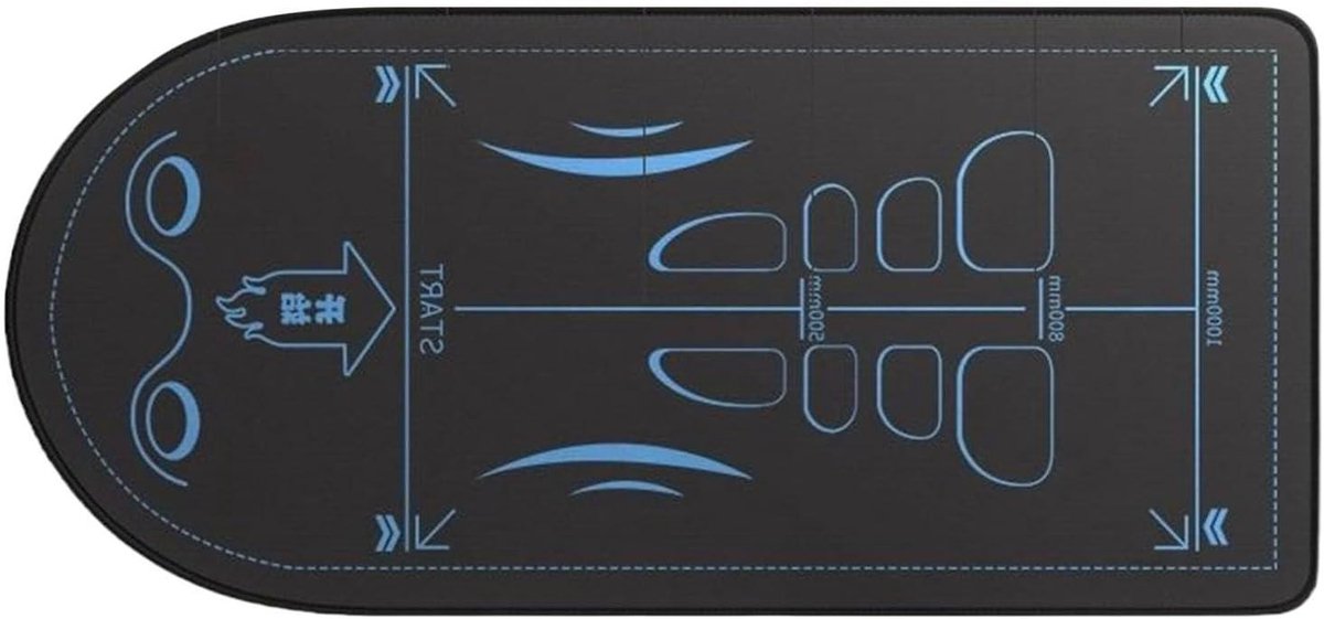 Ab Roller Mat - Oefenmat Buik - Core Training - Hoge Dichtheid - 7 mm Dik - Enkele Kleur