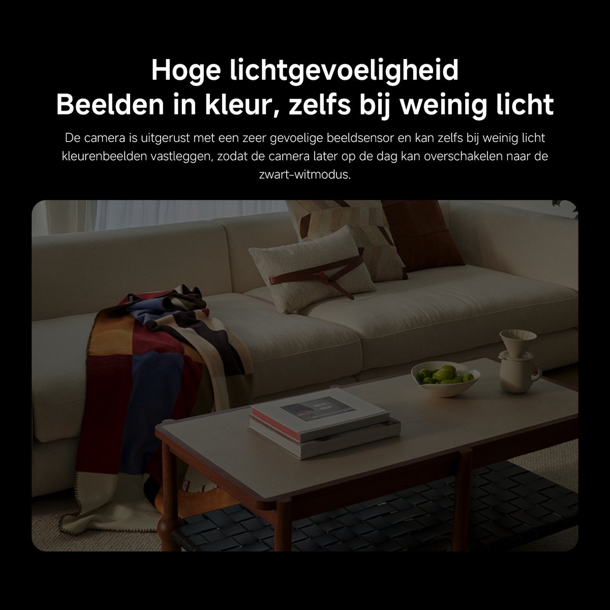 Xiaomi Smart Camera C701 EU - Beveiligingscamera Binnen - 4K 8MP AI Detectie - 360° Pan & Tilt - Kleurennachtzicht - WiFi 6 Dual-Band - Persoons- & Huisdierdetectie - Google Home & Alexa - Tweerichtingsaudio thumbnail 3