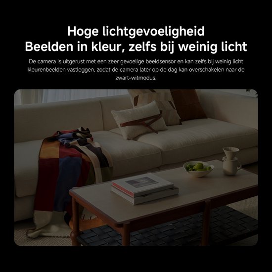 Xiaomi Smart Camera C701 EU - WiFi Beveiligingscamera voor Binnen - 4K Ultra HD Beeld - 360° Pan & Tilt - AI Bewegingsdetectie - Nachtzicht - Tweeweg Audio - Werkt met Xiaomi Home App van Merkloos — afbeelding 4