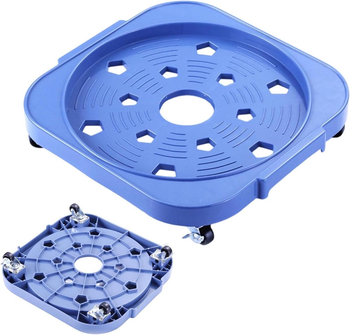Emmer Trolley - Mobiele Wagen - Gereedschap Transport - Met Remsysteem - 5 Gallon - Blauw