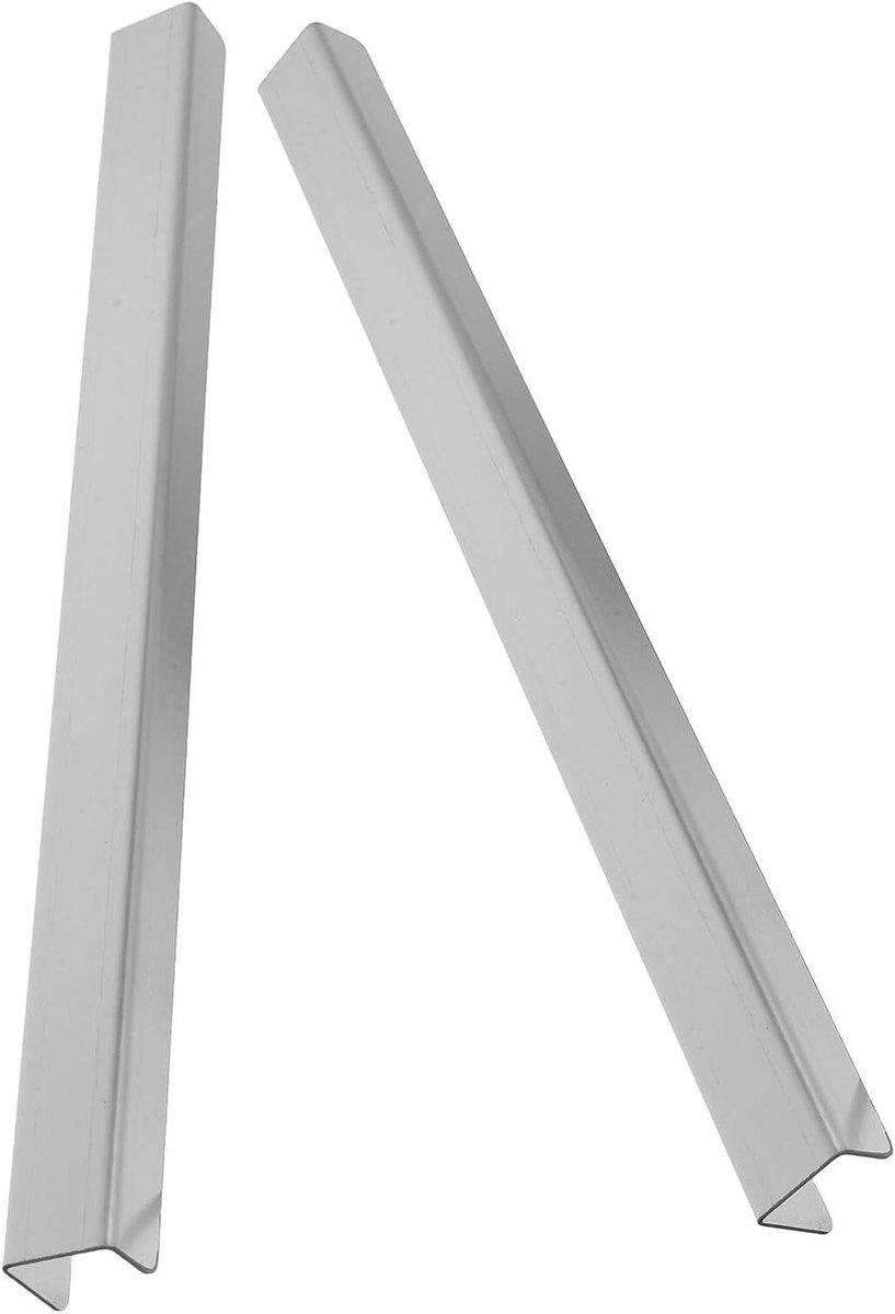 Kastbeschermers - Ladehoekbescherming - Meubels Beschermen - Hittebestendig Roestvrij Staal - 28 cm - Zilver