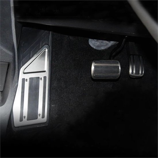 Pedaalhoezen Set - Auto Pedaal Covers - Verbeterde Grip - Antislip Ontwerp - 4 Delig - Metaal — afbeelding 2