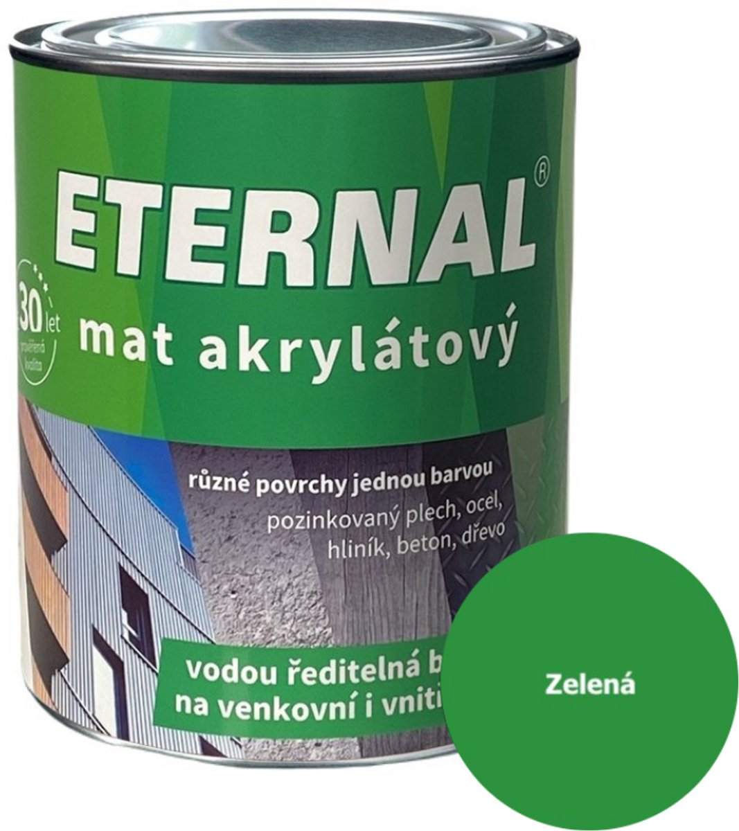 Eternal MAT Acryl 0,7 kg, 06 Groen