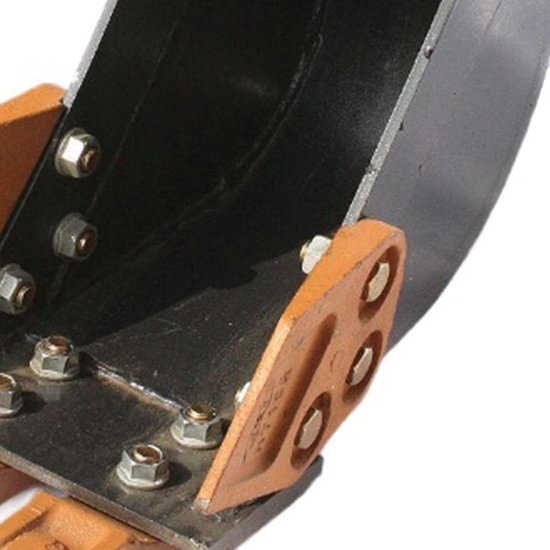 Mini Graafmachine Emmer - Graafbak Staal - Grondverzet Werk - Gesmede Stalen Tanden - 20 cm - Metaal — afbeelding 2