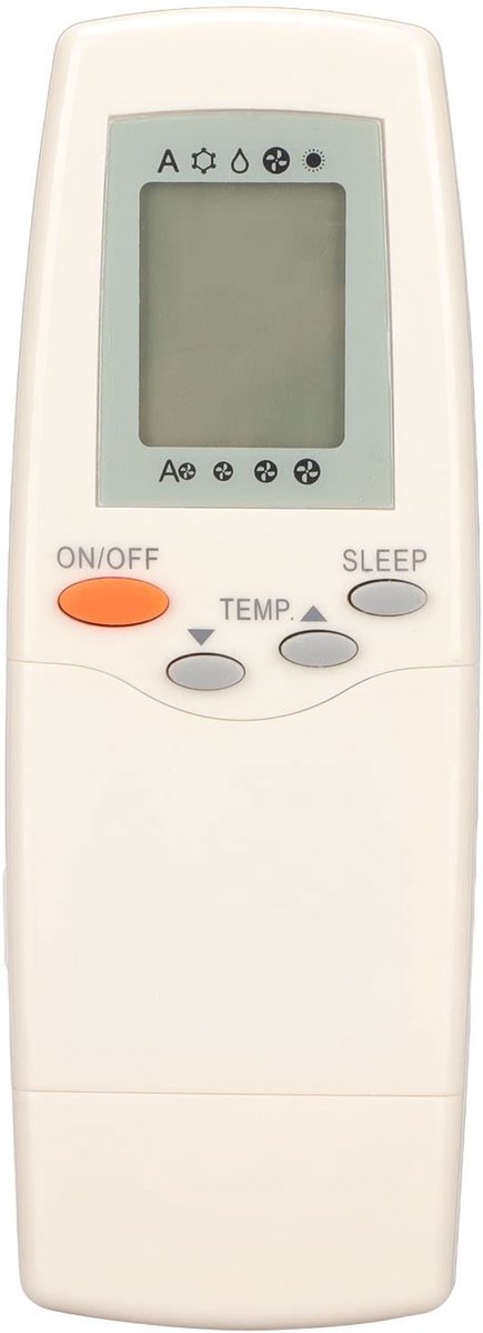 Solidchoice - Dailygoody - Airconditioner Afstandsbediening - Vervangingsafstandsbediening - Gevoelige knoppen - Handig in gebruik - Geschikt voor Carrier modellen