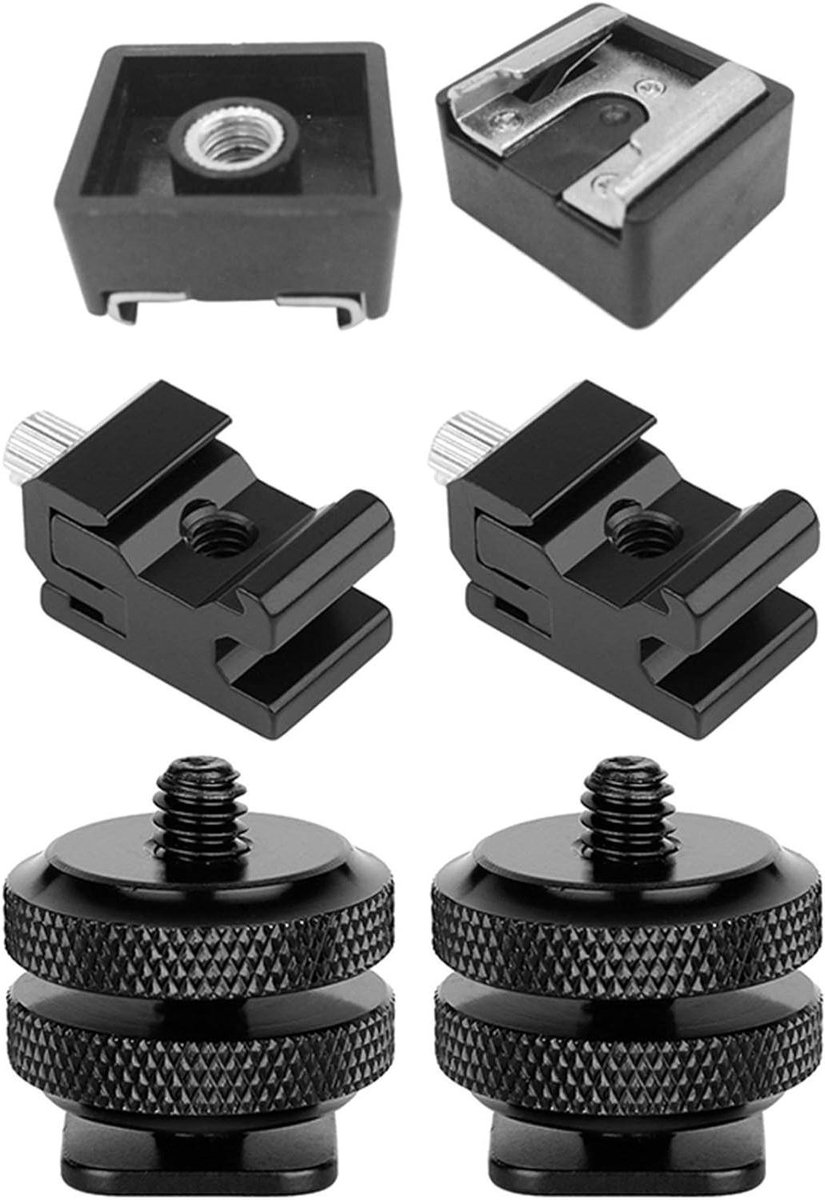 Hot Shoe Mount Adapter - Flits adapter - Camera accessoires - 1/4 Inch schroefdraad