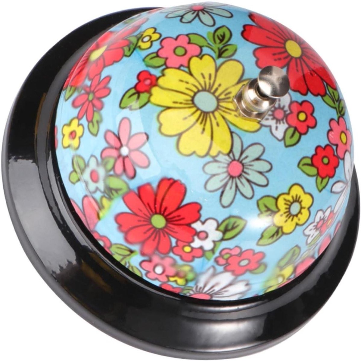 Decoratieve Bel - Dienstenbel Tafelbel - Personeel Oproepen - Heldere Toon - 8.5 cm - Afgebeeld