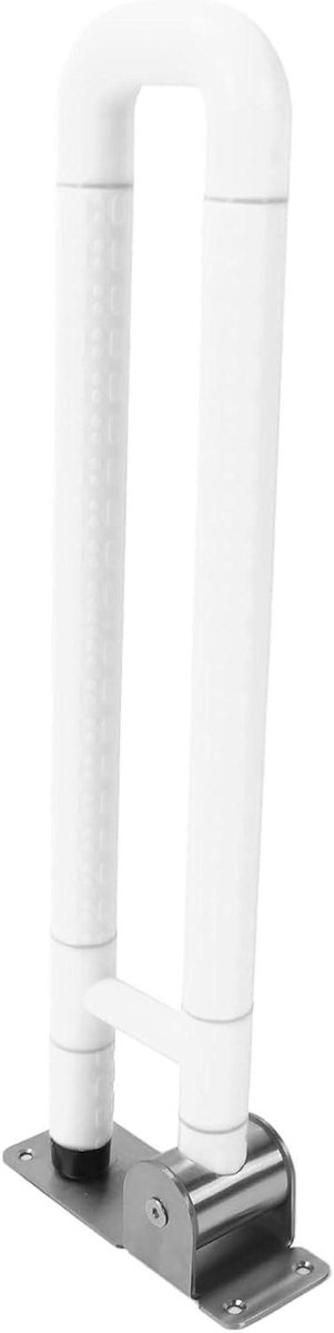 Opvouwbare Toiletbeugel - Badkamersteun Beugel - Veilige Badkamer - Gestructureerde Afwerking - 58 x 10 cm - Wit