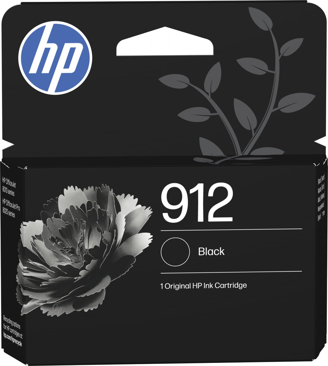 HP 912 Origineel Zwart 1 stuk(s) Normaal rendement