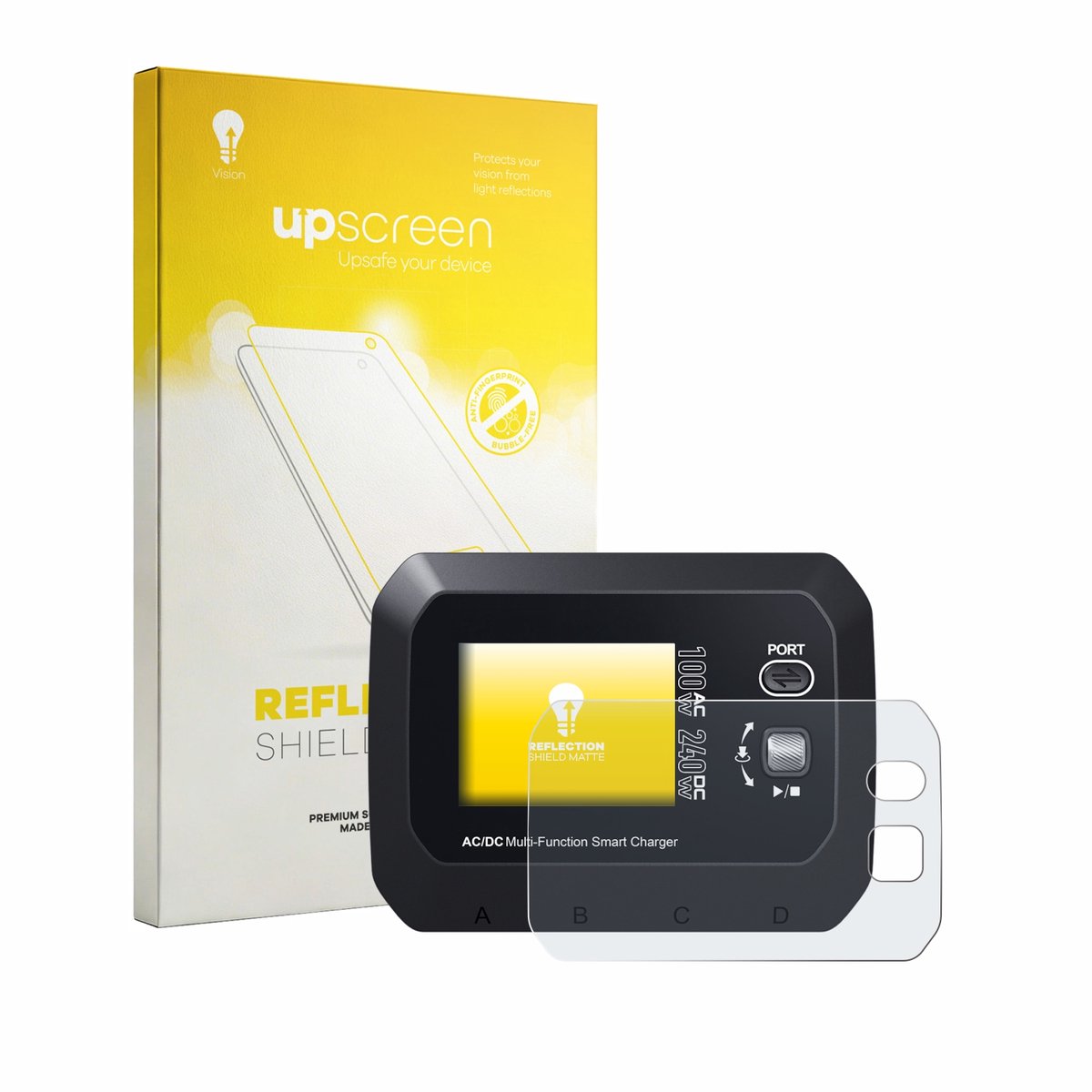 upscreen - Screenprotector voor SkyRc Q100 Neo - Folie Beschermfolie anti glare matte