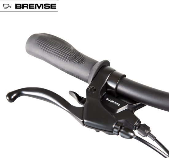 Keskin cBike1V Elektrische Fiets - 36V 12Ah Accu (432Wh) - Achterwielmotor - Actieradius tot 70 km - 26×1.75 Inch Banden - LCD Display - Shimano 8 Versnellingen - Schijfremmen - Stadsfiets - Max. Belastbaar 120 kg - Zwart Mat — afbeelding 4