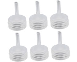 Garnalen Broedkapjes - Artemia Incubator - Aquarium Kweek - Universele Flesadapter - 20 stuks - Transparant