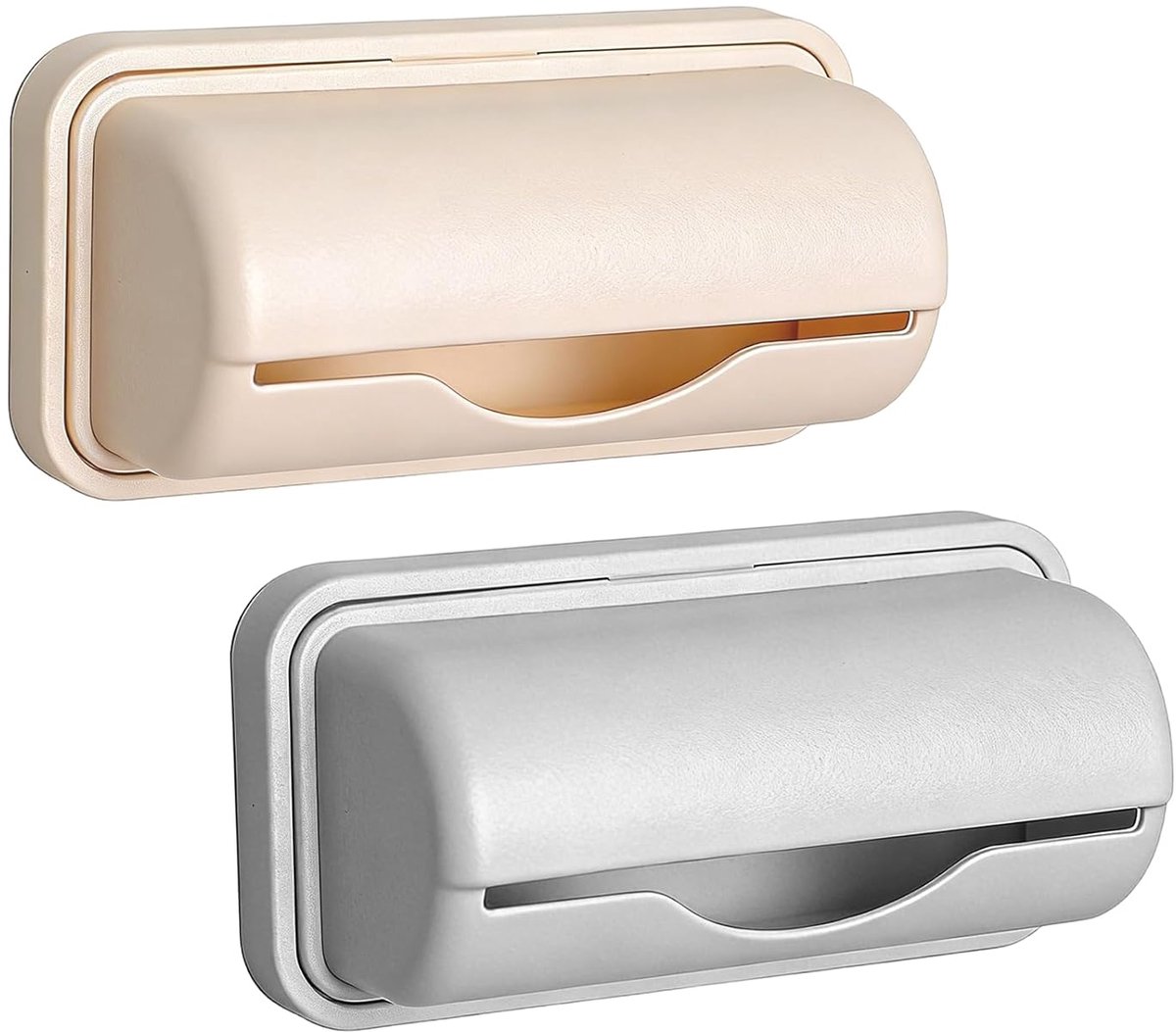 2-pack kleine afvalzakdispenser - opbergdoos Geschikt voor vuilniszakken