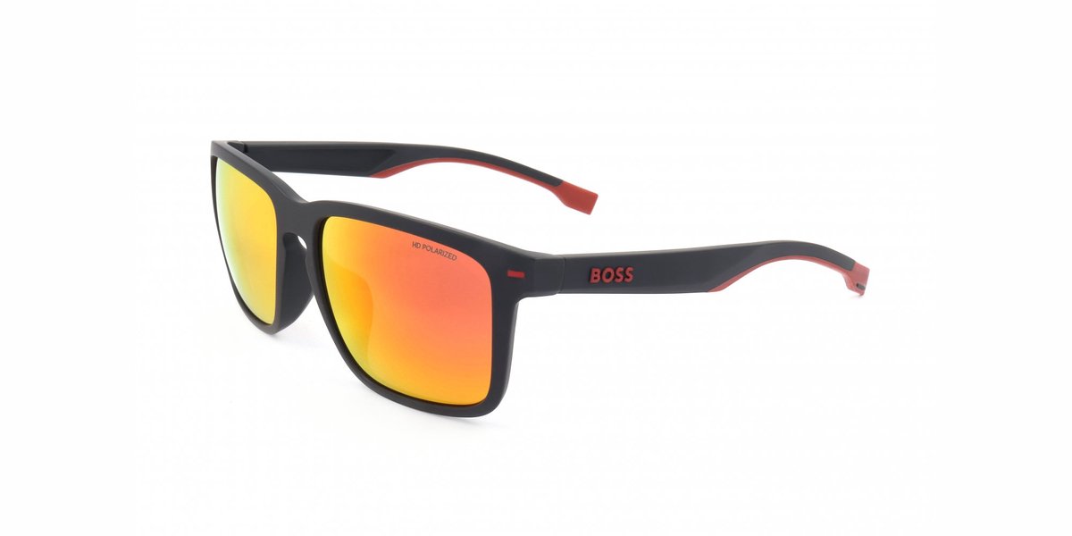 Hugo Boss BOSS 1542/F/S Matte grey red 59/17/140 MAN Zonnebrillen