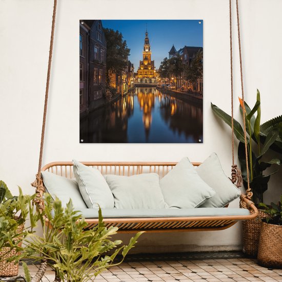 Nappe de jardin Alkmaar - Canal - Nuit - 100x100 cm
