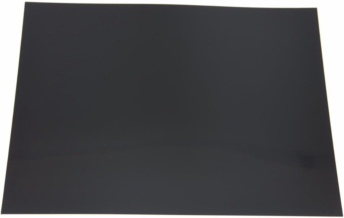 Zwarte Akoestische Gitaar Scratch Plate van 25x20cm - Zelfklevend Pickguard Materiaal voor Bescherming en Stijl