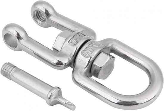 Store_8 - Heavy Duty Swivel Ring - Roestvrij staal - Betrouwbare prestaties - 6mm - Voor veelzijdig gebruik - Lichtgewicht 40g van Store 8 — afbeelding 3