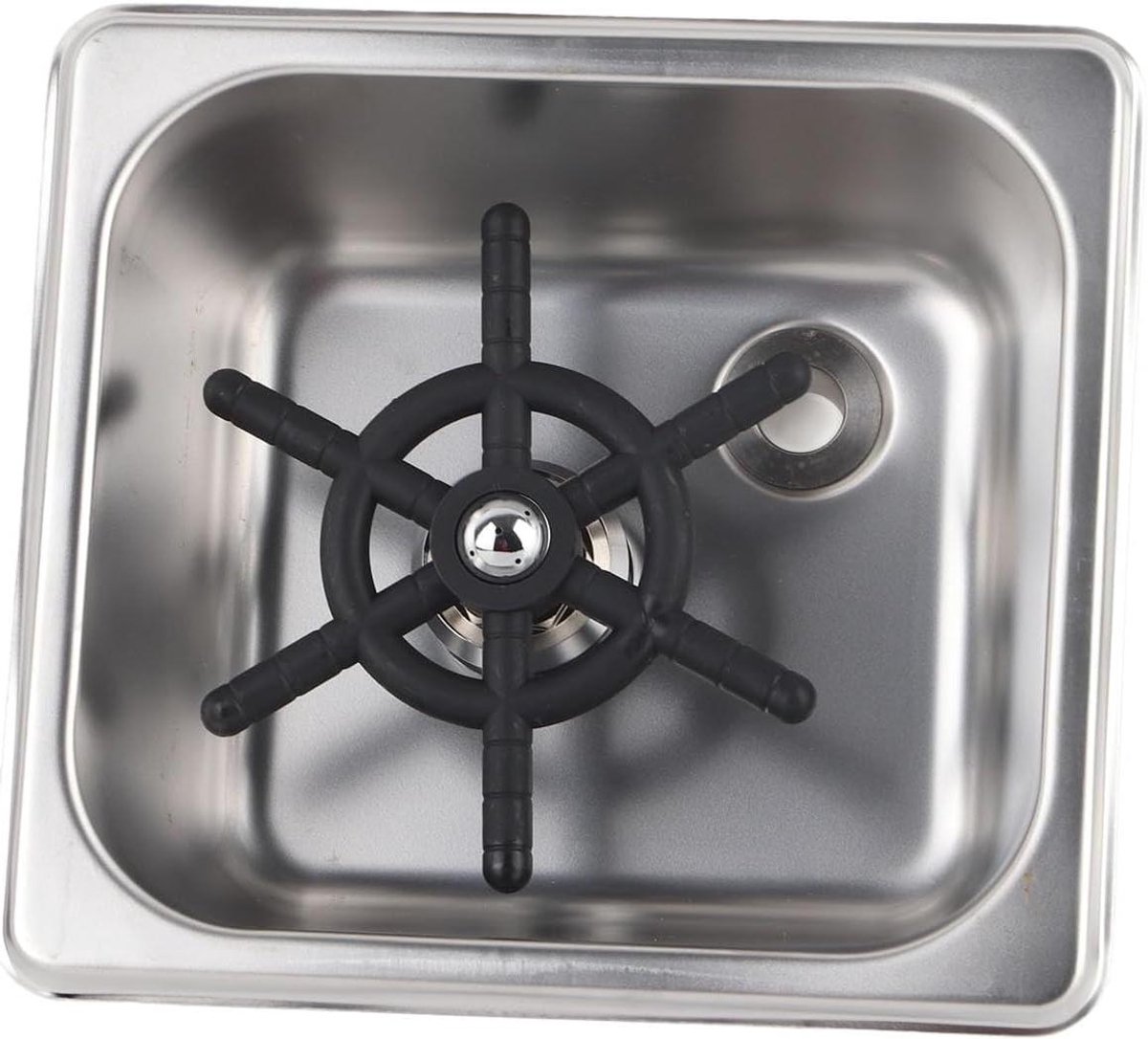 Automatische Bekerreiniger Glazen Wasmachine Snel Glazen Wassen Hogedruk Reiniging 17.5 cm Zilver