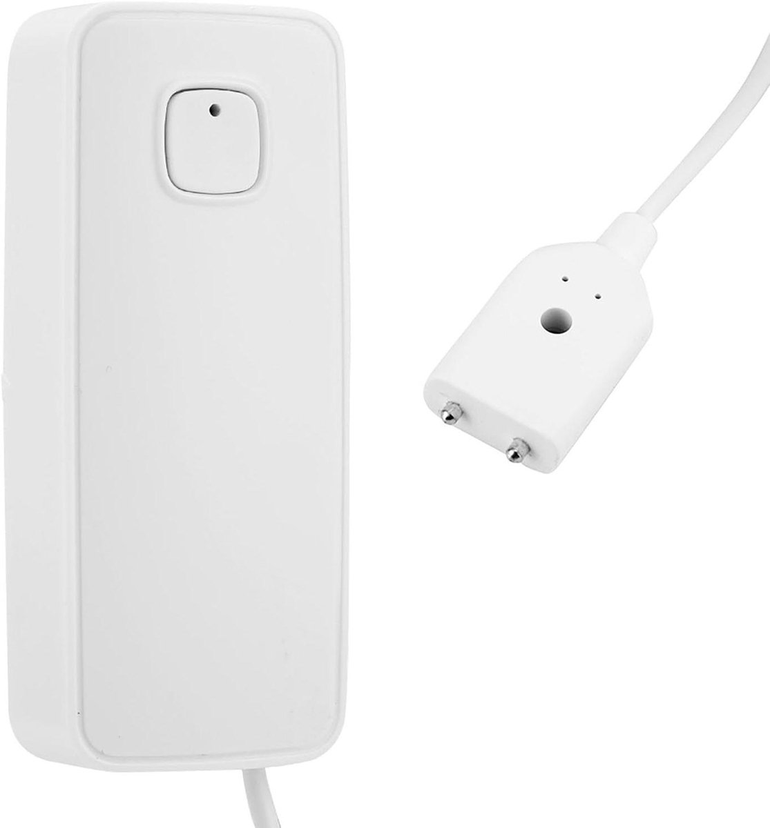 Waterlekdetector - Lekdetector Alarm - Huis Beveiligen - Directe Meldingen - 10x6x3 cm - Wit