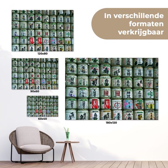 Posters de jardin Lettres - Japonais - Japon - 90x60 cm
