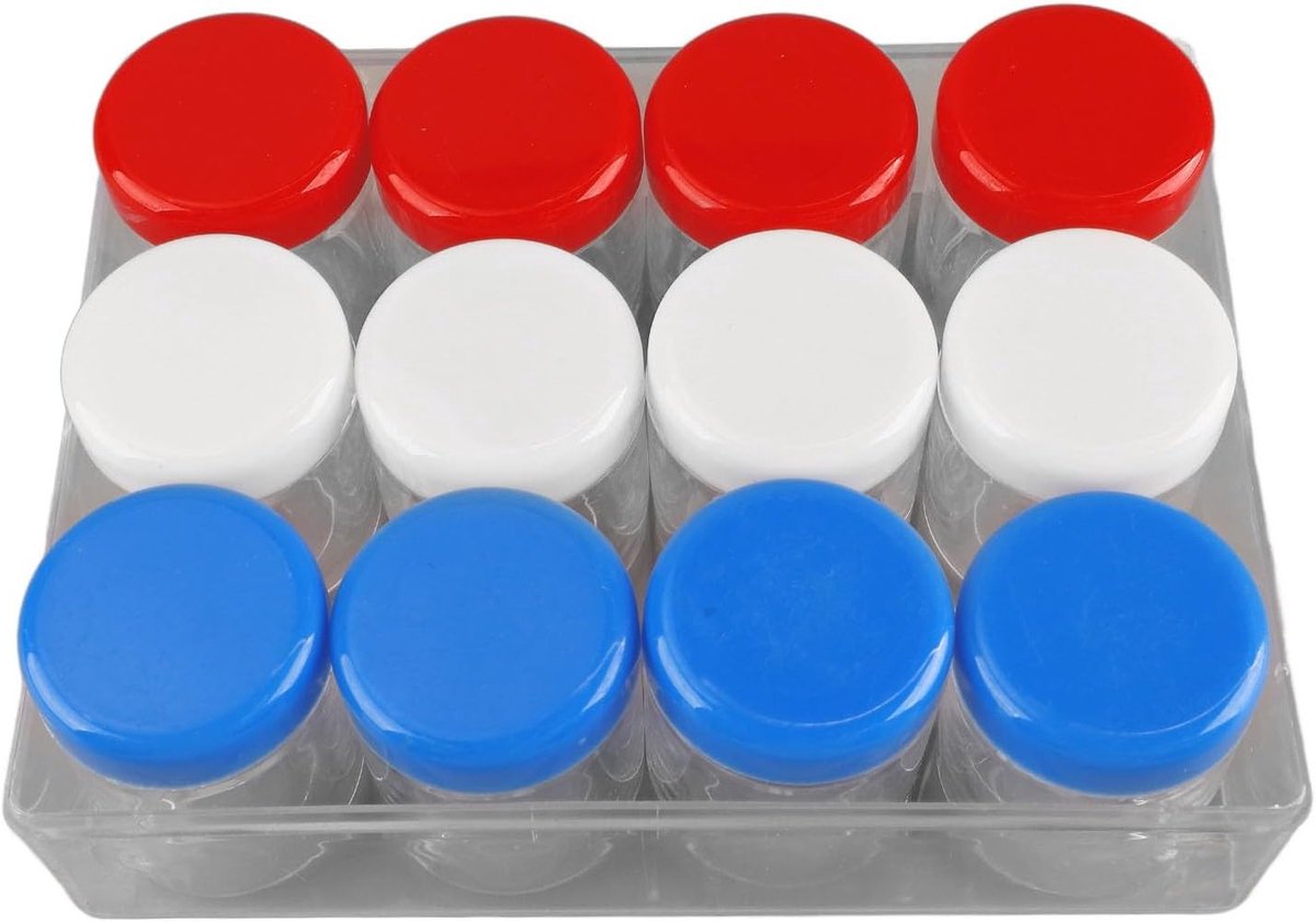 Opbergdoos voor medicijnen met 12 vakken, rond spiraaldesign voor sieraden en kralen, ideaal voor organisatie en opslag