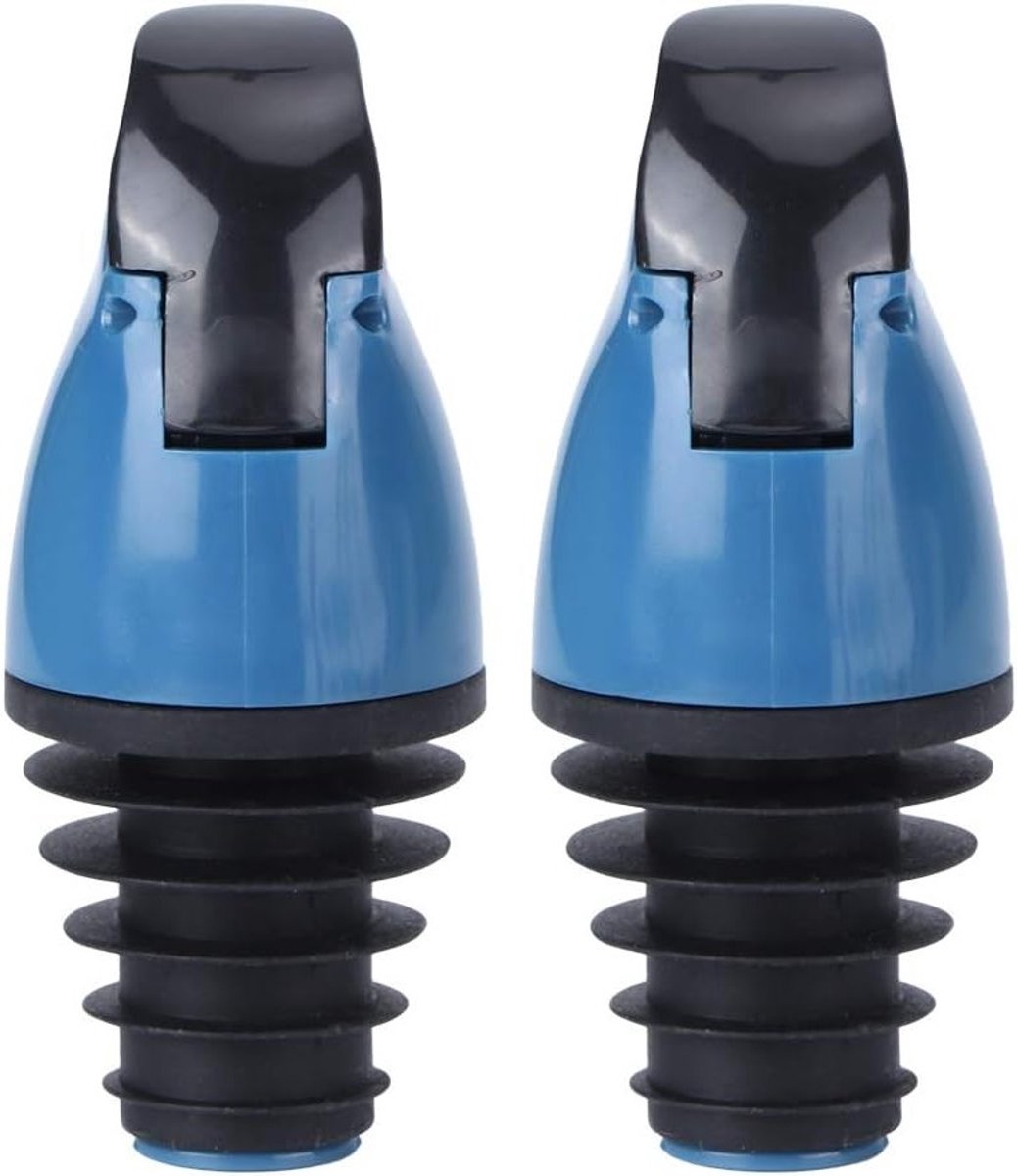 Olie en Azijn Dispenser met Stopper, Perfect voor Olijfolie, Wijn en Sojasaus - Keukenaccessoire in Navy Blauw