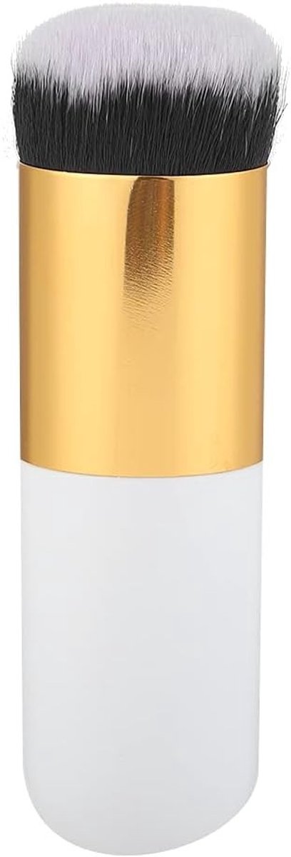 Ronde Poederkwast voor Professionele Make-up, Ideaal voor BB Cream en Liquid Foundations