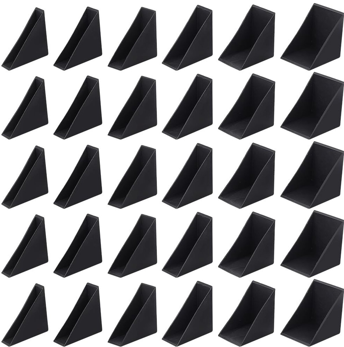 Dailygoods- Hoekbeschermers 36 Stuks - Driehoekige Randbeschermer - Transparant Plastic - Bescherming voor Fotolijst/Spiegel - Schokbestendig - Veiligheid voor Baby's - Hoekbescherming