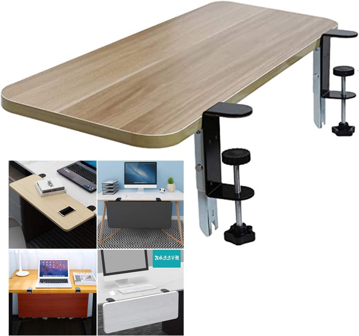 Toetsenbord Lade - Onderbouw Platform - Bureau Organisatie - Verstelbaar Ontwerp - 5 kg Draagkracht - Zwart