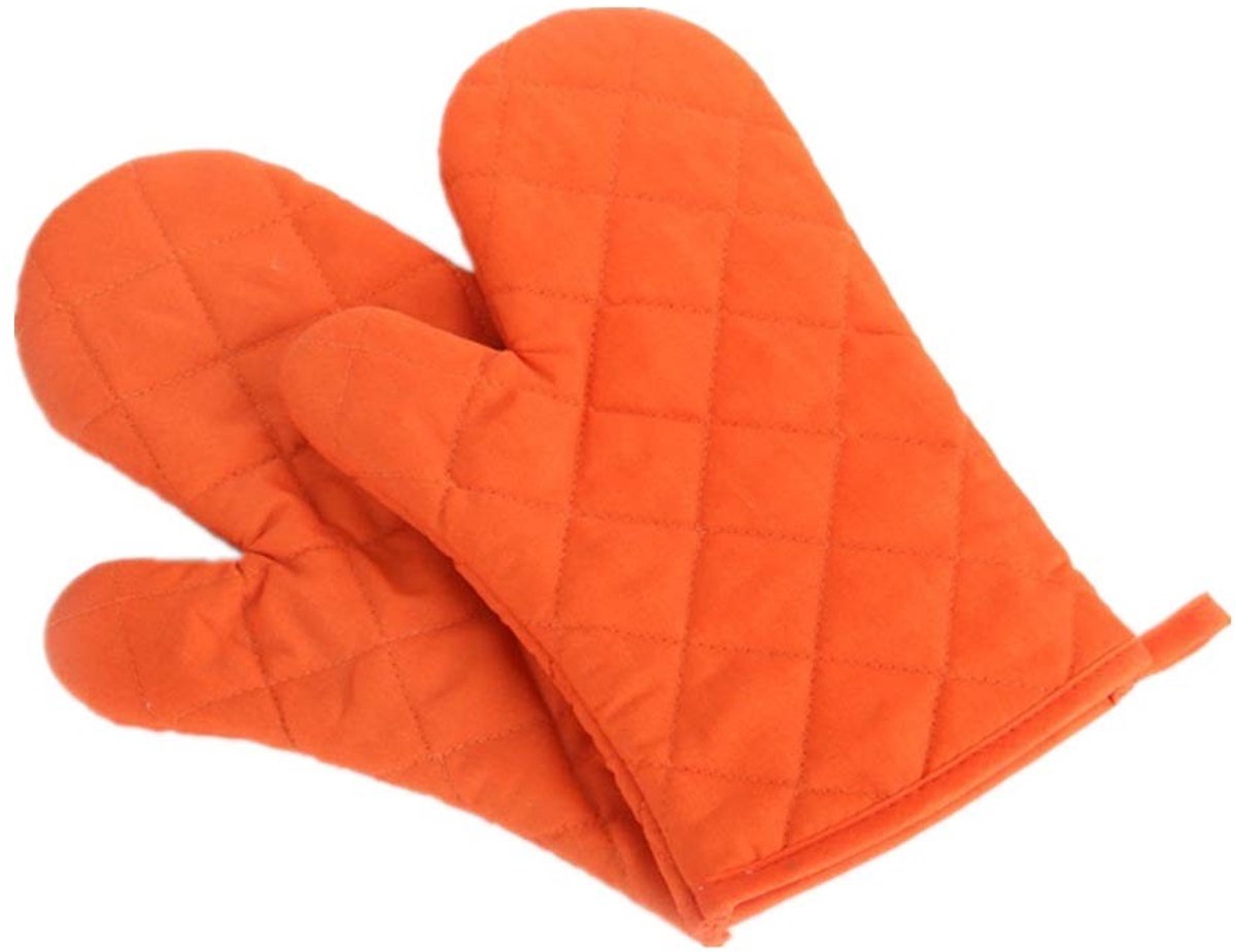 Dailygoods- Ovenhandschoenen Hittebestendig - Ovenwanten 2 Stuks - Antislip - Corrosiebestendig - Lange Levensduur - Effectieve Warmte-Isolatie - Bakhandschoenen