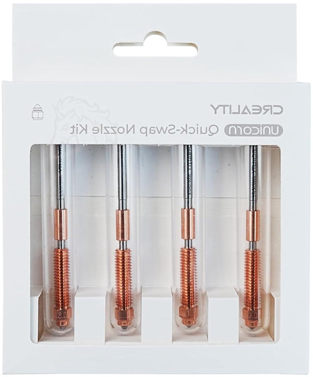3D Printer Nozzle Set - Printkop - 3D Printen - Quick-Swap Ontwerp - 0.4 0.6 0.8 mm - Koper