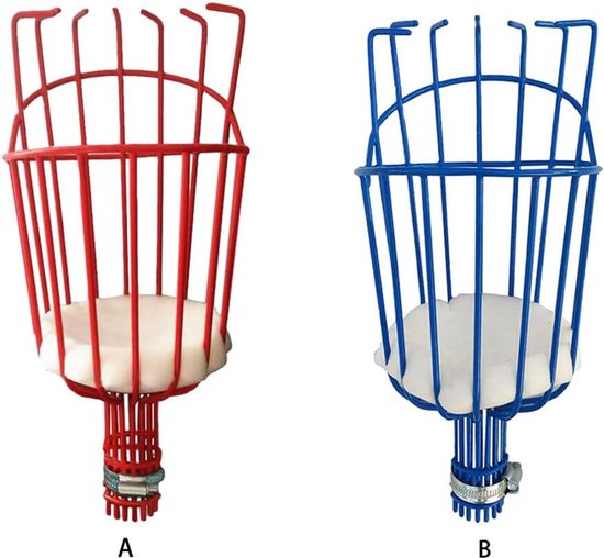 Fruitplukker Mand - Fruitgrijper Tool - Fruit Verzamelen - Telescopische Bereik - Tot 6 Meter - Blauw — afbeelding 5