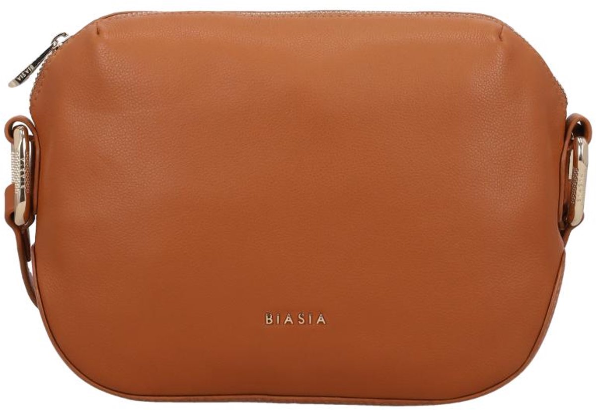 Biasia Noveau Crossbodytas Medium Dames - Leer - Cognac