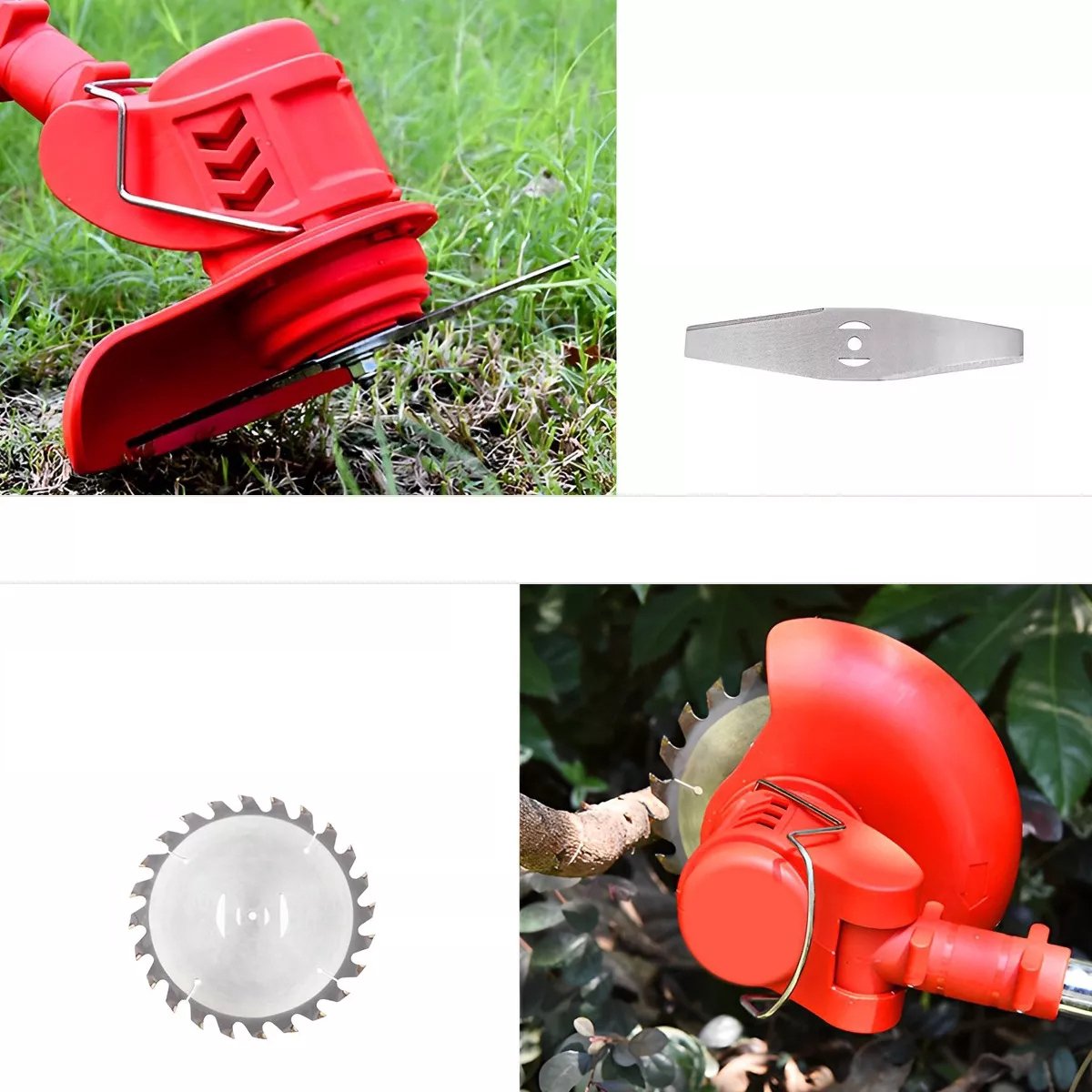 650w Grastrimmer/Kantennesnijder - Grasmaaier/Kantennesnijder Compact Gereedschap Voor Gazon - En Tuinwerk - Draadloze Draagbare Oplaadbare Grastrimmer – foto 3