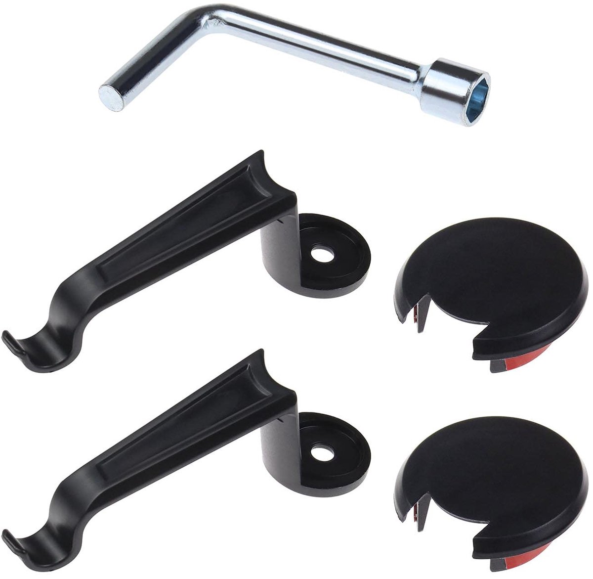 Dailygoods- Vleeshaak 2 Stuks - Plastic - Duurzaam - Boodschappentas Haken - Slijtvast - Compatibel met Tesla Model 3 2021 - Boodschappentas Haak