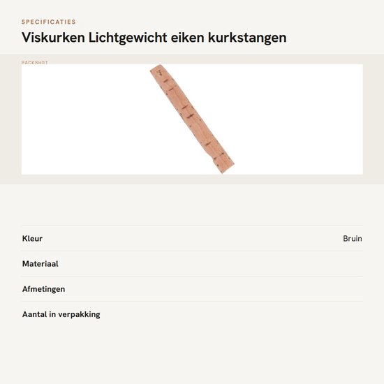 Dailygoods- Kurkstok Eikenmateriaal - 10Pcs - Drijvend - Lichtgewicht - Eenvoudig te gebruiken - 5 cm Lengte - Vishaak van Dailygoods — afbeelding 3