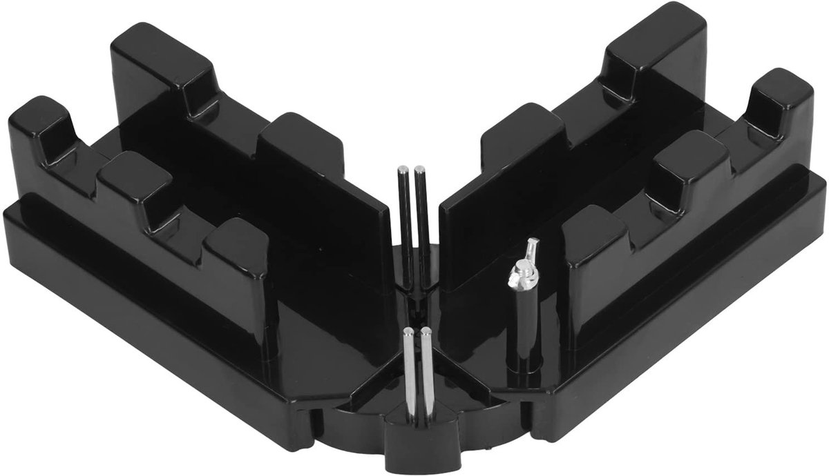 Dailygoods- Verstekmeetgereedschap 2-in-1 - Nauwkeurig Zagen - Draagbaar - Slijtvaste ABS-kunststof - Compact - Lichtgewicht - Hoekmeter