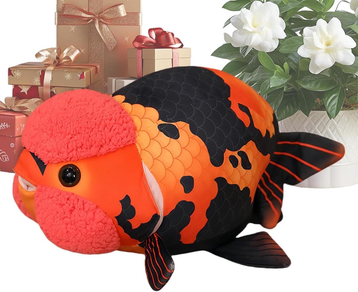 Pluchen Vis - Knuffel Vis Kussen - Decoratie Kinderkamer - Zelfnivellerend - 50 cm - Niet gespecificeerd
