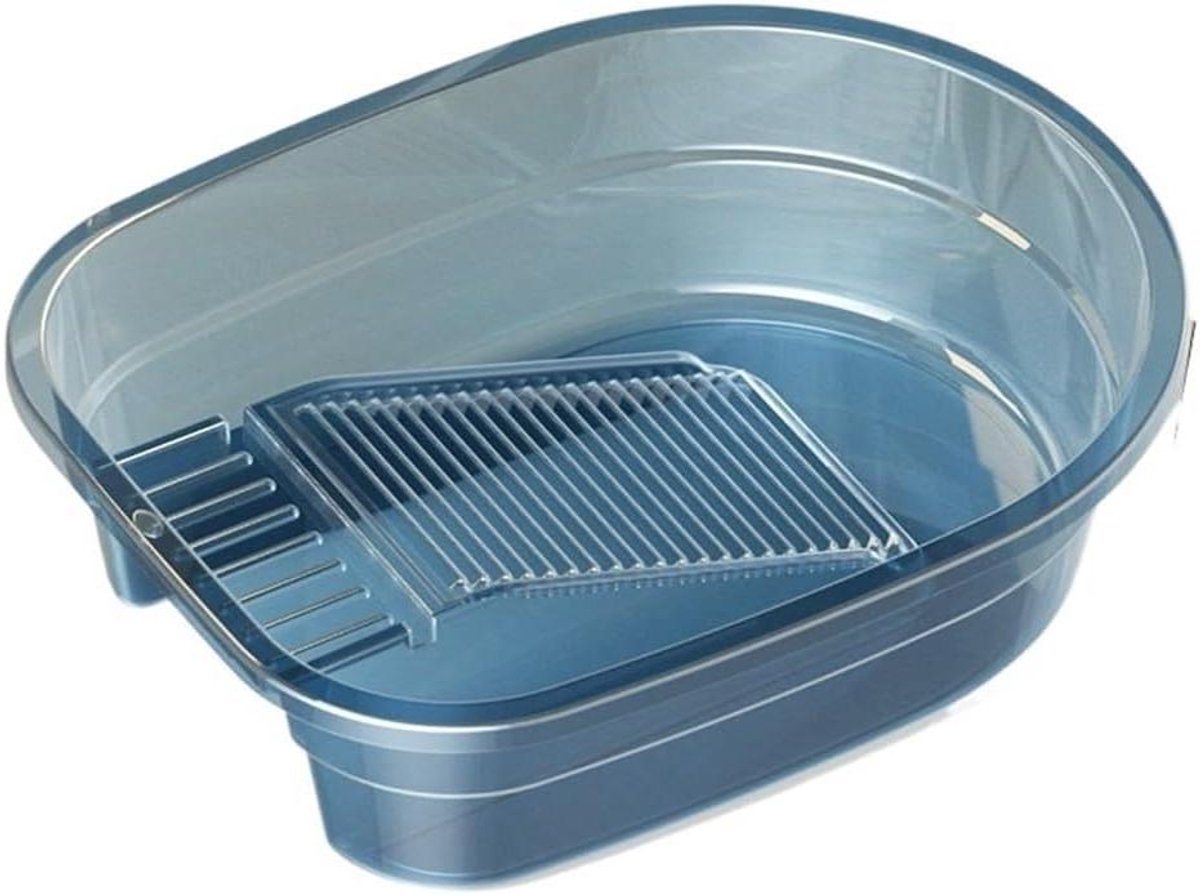 Wastobbe met wasbord Handwas set Efficiënt wassen Geïntegreerd ontwerp Compact Blauw