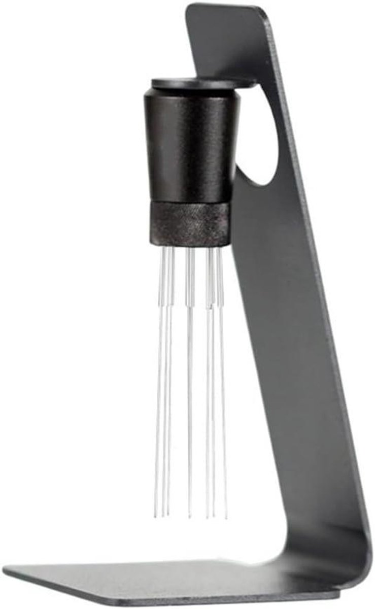 Koffie Distributie Tool Espresso Accessoire Koffie Bereiden Verstelbare Naalden 0.4mm Naald Zwart