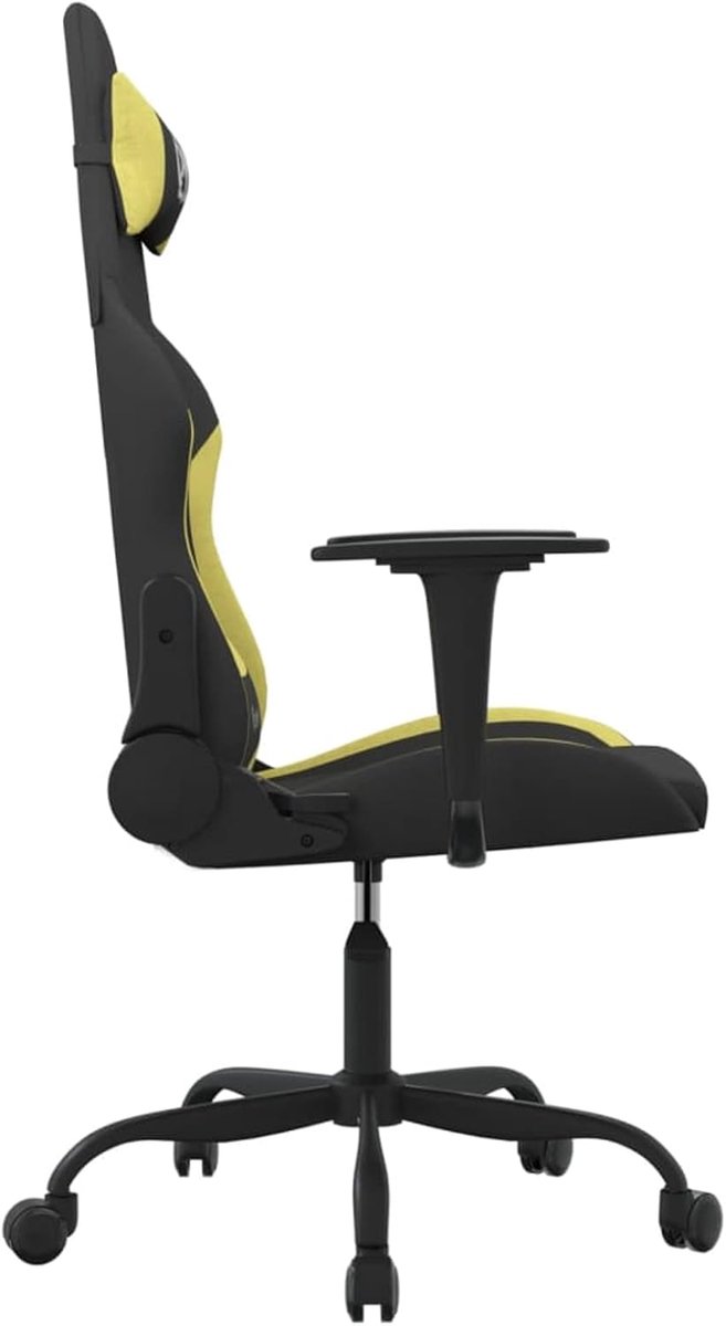 Gaming Stoel - Race Stoel - Comfortabel Gamen - Ergonomisch Ontwerp - 50.5 x 50 x 20.5 cm - Zwart Lichtgroen — afbeelding 3