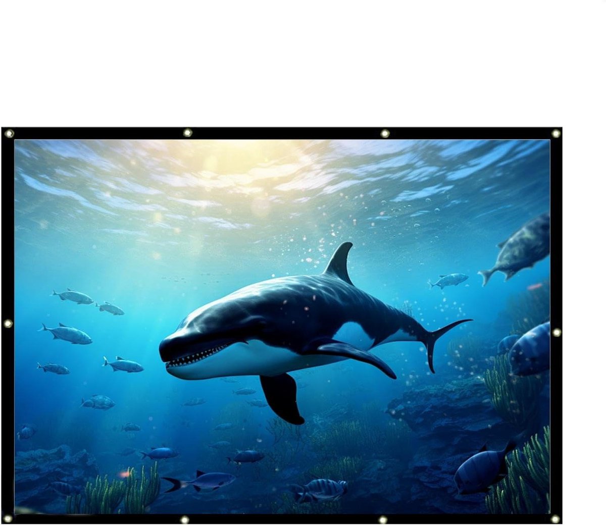 Draagbaar Filmscherm - Outdoor Projectiescherm - Films Kijken - Eenvoudige Montage - Tot 120 Inch - Grijs