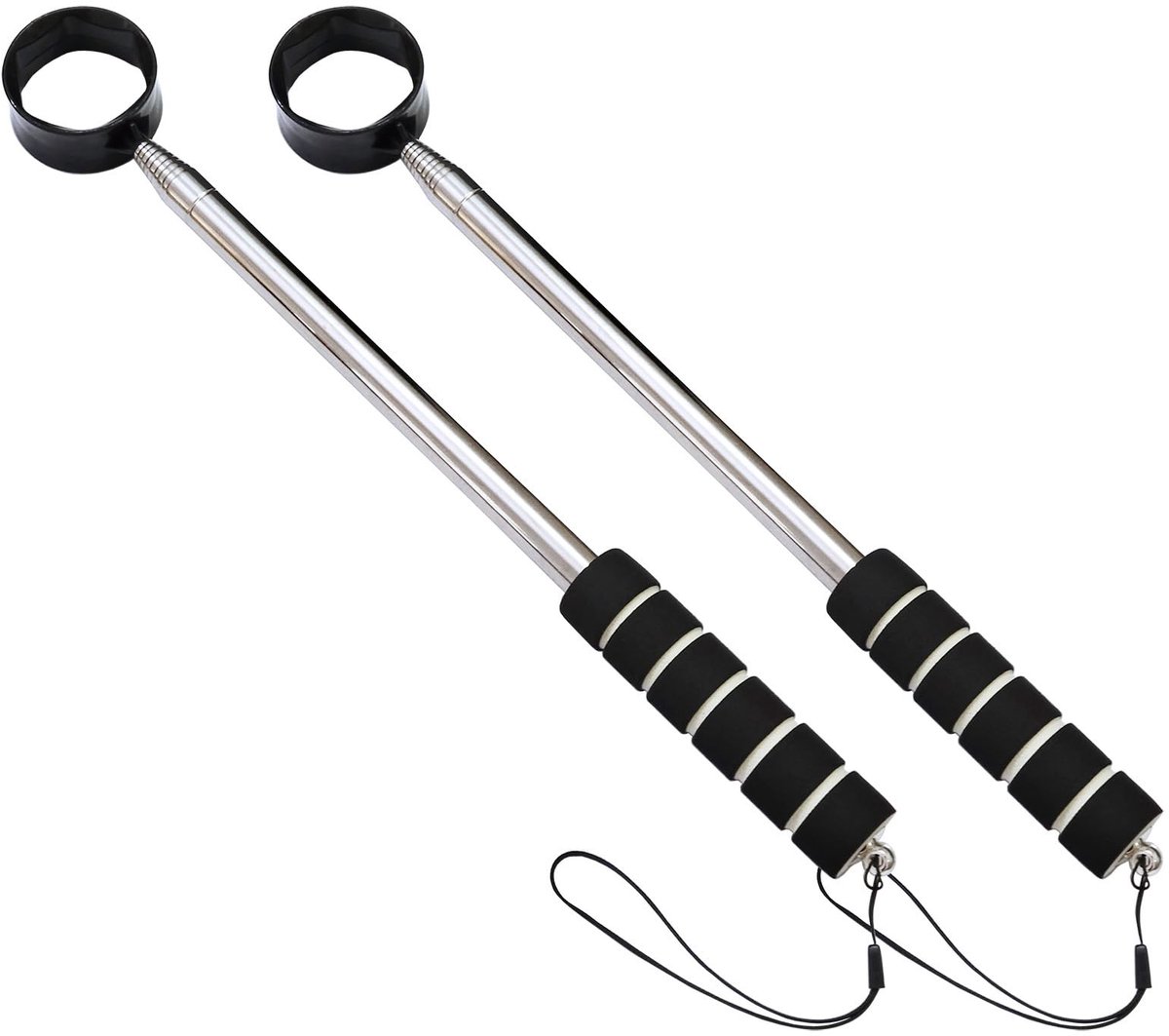 Dailygoods- Golfballretriever 280cm - Telescoop - Lichtgewicht - Antislip Handgreep - Veiligheidskoord - Schokbestendig en duurzaam - Golfballpicker
