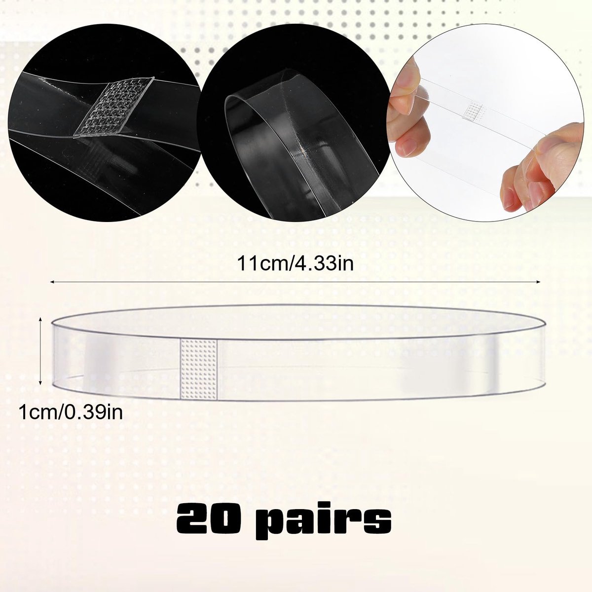 Dailygoods- Schoenriem Transparant - Verstelbaar - Antislip - 20 Paar - TPU - Duurzaam - Comfortabel - Schoenveters