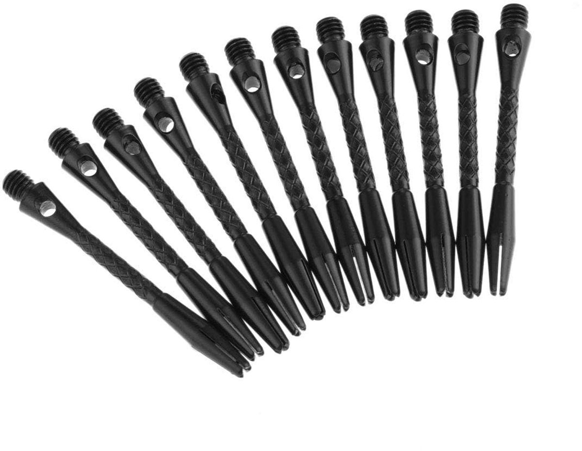 Dailygoods- Dartschachten Lichtgewicht Aluminium - Diamantpatroon - Geschikt voor 2BA Pijlen - Darts - Perfect voor Darts Spelers - Duurzaam ontwerp - Dart Shafts