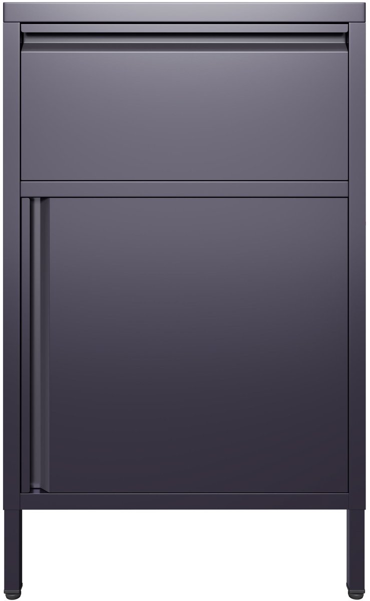 Popstrukt Bon Bon Nachtkastje - Carbon Grey (Grijs)