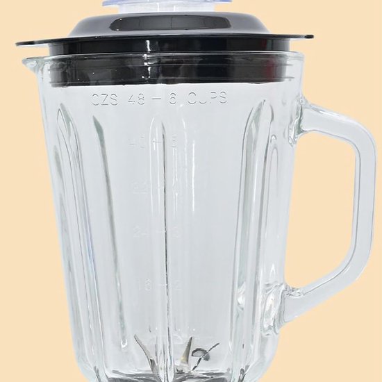 Blender Voor s - Kruidenmaker En Keukenmachine Met Verwisselbare Glazen Beker - Blender,Voor Thuis Gezin Vrienden En Volwassenen In De Keuken van Blender — afbeelding 3
