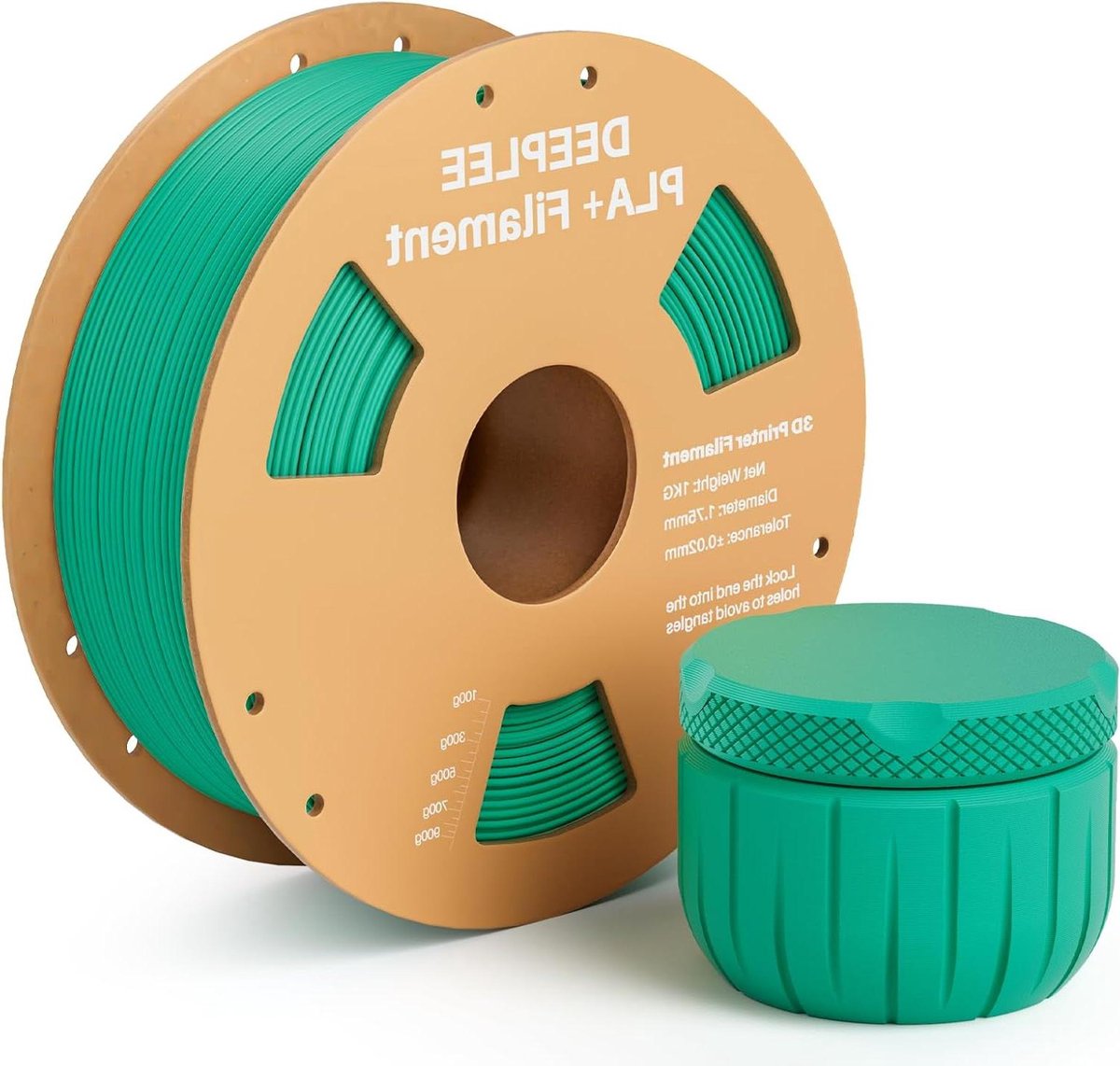 3D Printer Filament - PLA Plus - Modellen Printen - Hoge Taaiheid - 175 mm 1 kg - Zeegroen